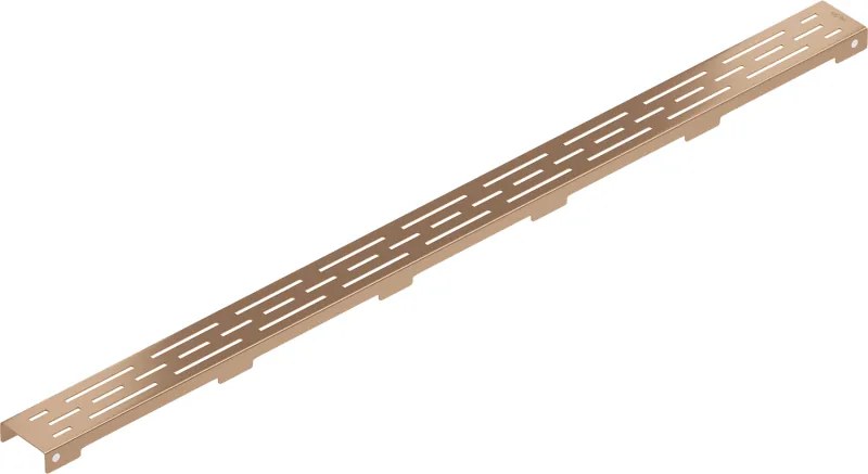 Mexen Flat, lineárny podlahový žľab 90 cm, medená matná, 1C20090