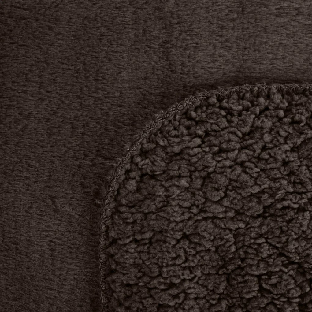 PREHOZ NA POSTEĽ NINA 170X210 CM TMAVOHNEDÝ