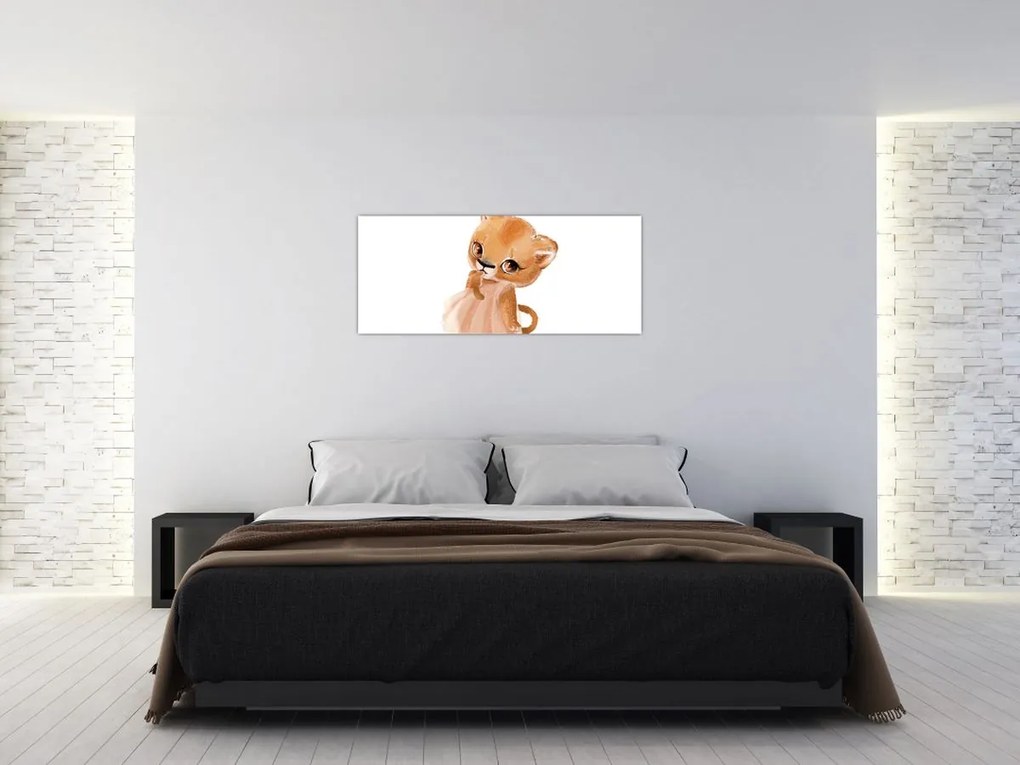 Obraz - Akvarelové zvieratko N⁰6 (120x50 cm)