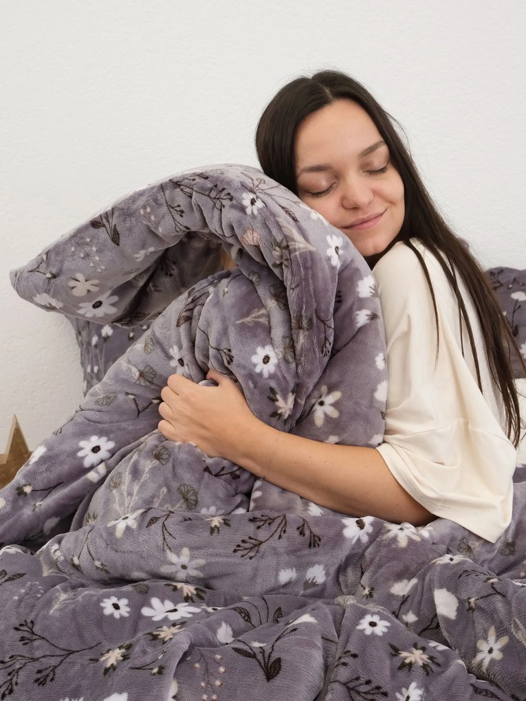 Francúzske obliečky mikroplyš Exclusive – Vanessa šedá