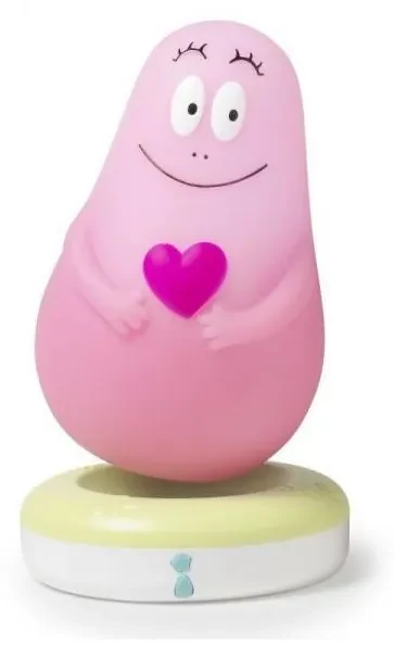 Pabobo - LED Lampička Lumilove BARBAPAPA ružová AG0015