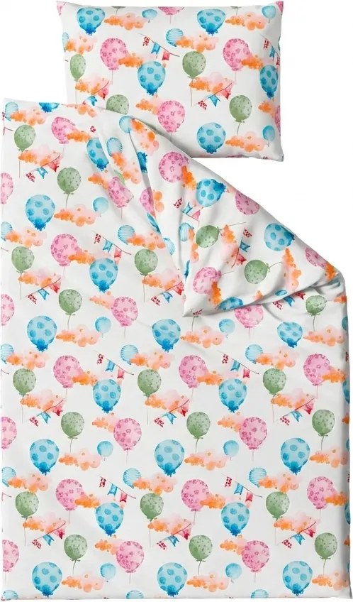 Krepové obliečky do postieľky Renforcé BALUNEA biele Rozmer obliečky: 45 x 65 cm | 90 x 140 cm