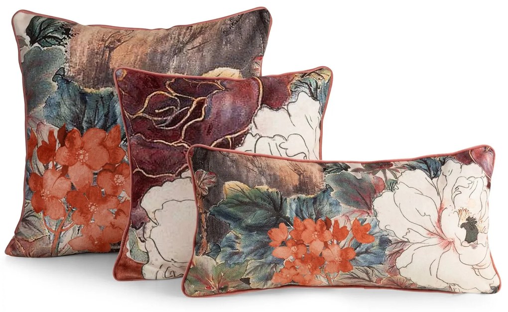 DEKORAČNÝ VANKÚŠ PREMIUM CHLOE 62X16 CM VZOROVANÁ