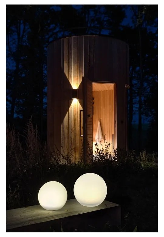 LED vonkajšie svietidlo so solárnym panelom ø 30 cm Maane – Villa Collection