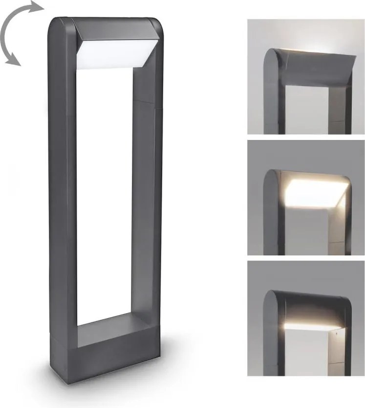 Brilagi - LED Vonkajšia lampa CROTONE LED/7W/230V antracit IP54 50 cm