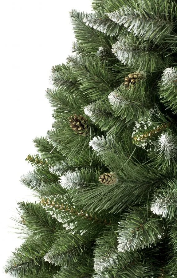 Vianočný stromček Borovica diamantová so šiškou na pníku 180 cm