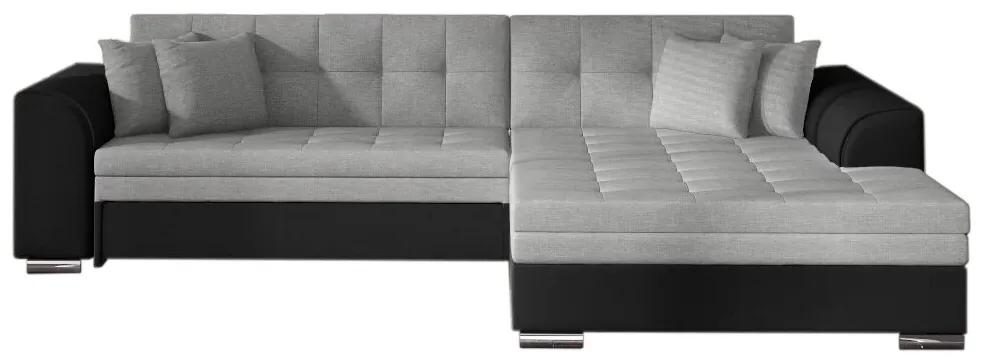 Rohová rozkladacia sedačka SORENTO, 294x80x196 cm, sawana21/madryt14 (soft11), pravá