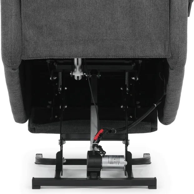 Polohovacie kreslo sivé, elektrické TV-L8963 GREY2