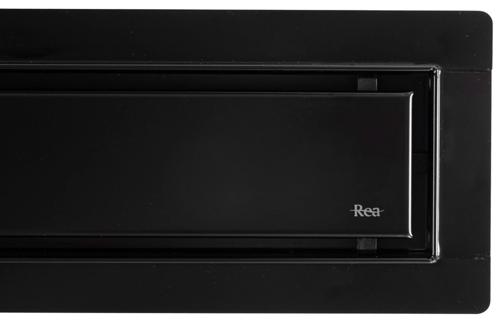 Rea NEOX Superflow, odtokový sprchový žľab 90 cm, čierna matná, REA-G7808
