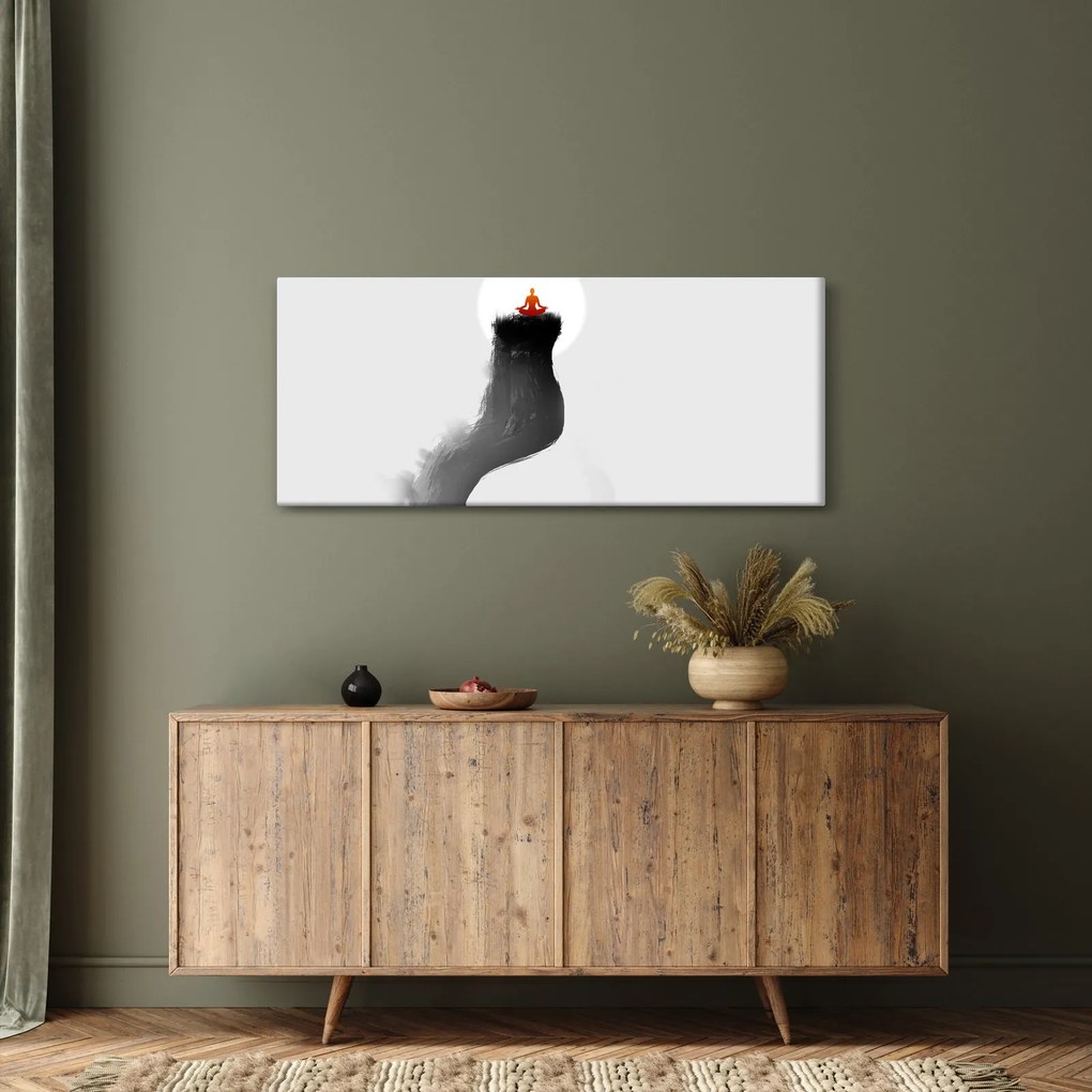 Obraz - Meditácia na vrchole (120x50 cm)