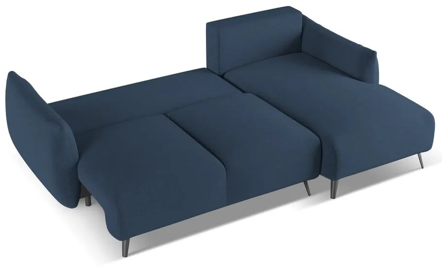 Modrá rohová pohovka (pravý roh) Malie – Makamii