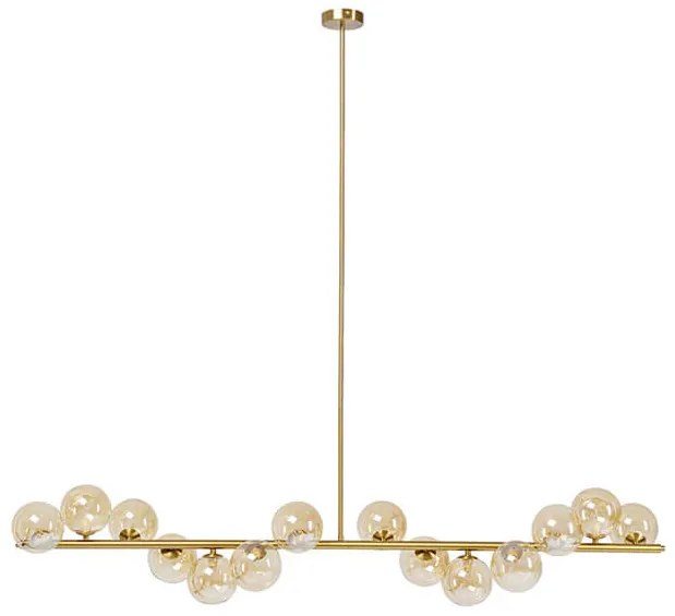 Scala Balls visiaca lampa zlatá