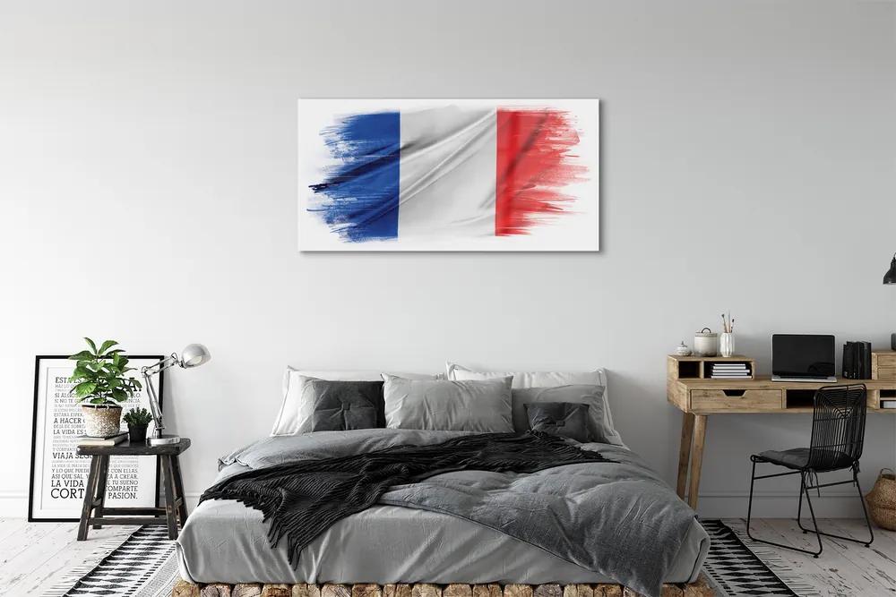 Obraz plexi Vlajka francúzsko 125x50 cm