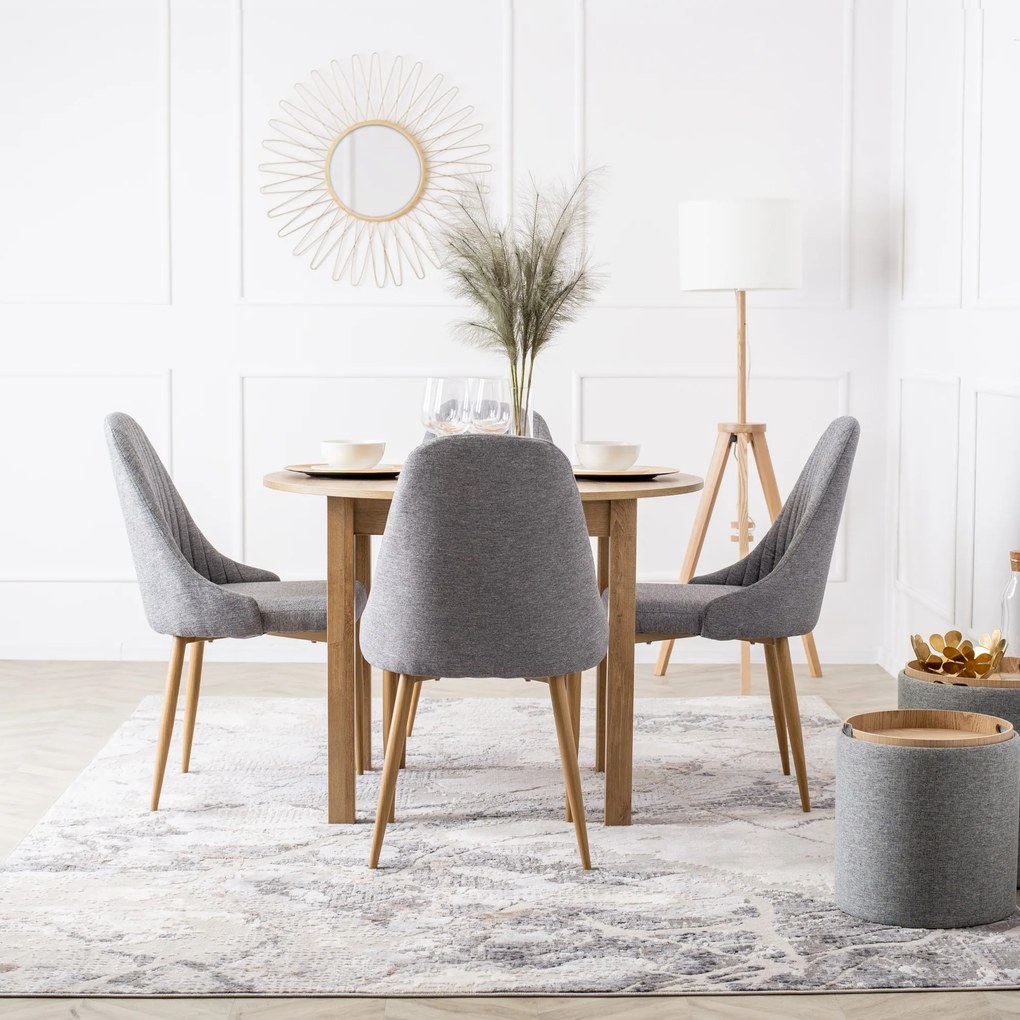 Čalouněná jídelní židle TORINO šedá