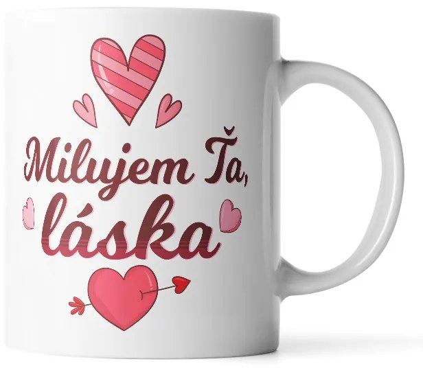 Sablio Hrnek Miluji tě, lásko - 200 ml - espresso