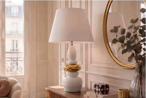 Stolová lampa 70020 Zen White Gold - Komfort-nábytok