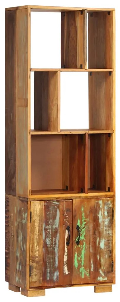 vidaXL Knižnica z recyklovaného dreva 60x35x180 cm