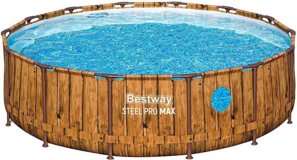 BESTWAY Steel Pro Max Splashview Bazén 427 x 107 cm, kartušová filtrácia 561JM