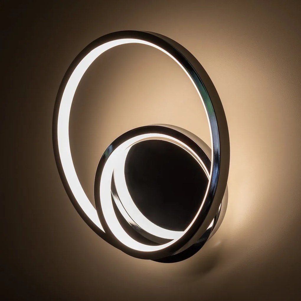 Nástenné LED svietidlo Lucero, 1x LED 13w, 4000k, ch