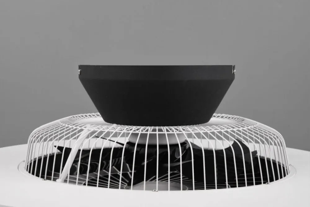 TRIO R62672132 HALMSTAD stropné svietidlo s ventilátorom LED D593mm 40W/3000lm 3000-6500K matná čierna, stmievateľné, diaľkový ovládač