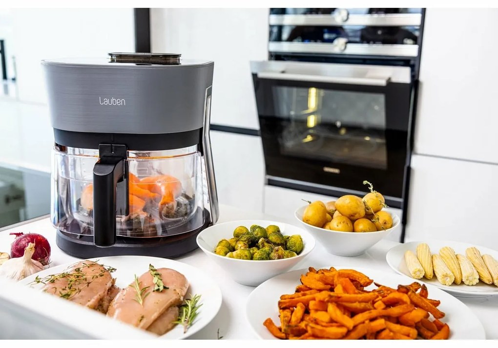 Lauben Glass&SteamAir 4500BG teplovzdušná fritéza