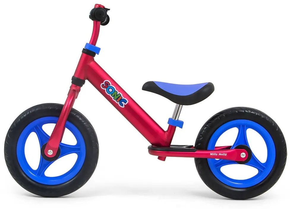 Detské odrážadlo bicykel Milly Mally Sonic Red