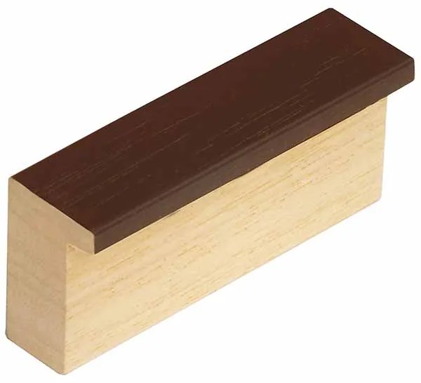 DANTIK rám na obraz 40x50 | KASSETTE hnědá (Sklo Čiré)