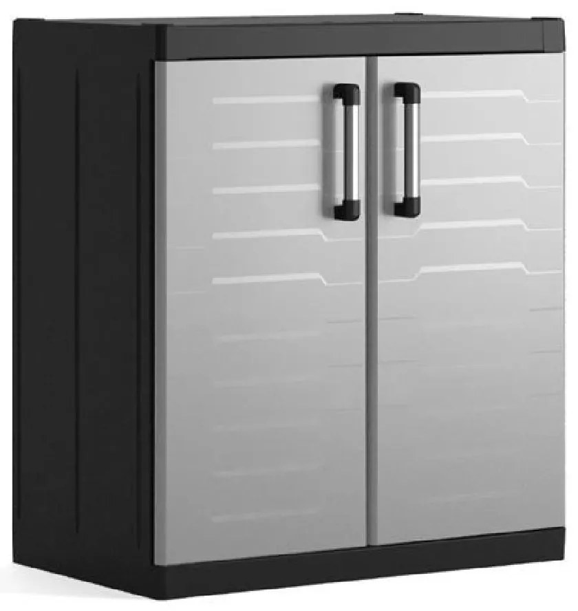 KIS Skriňa DETROIT XL nízka 89 cm, sivá