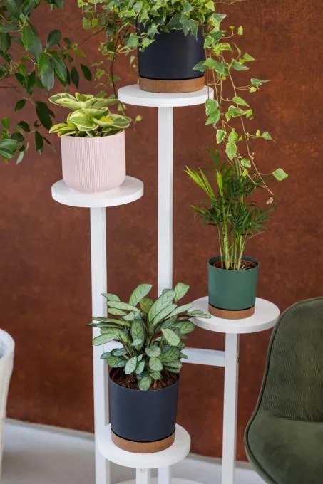 Stojan na kvety FINO biely