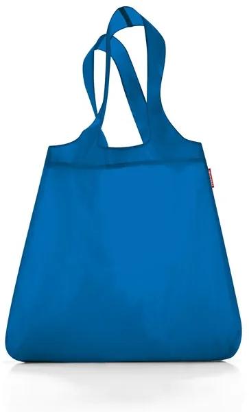 Skladacia taška Mini Maxi Shopper v modrej farbe, Reisenthel, vodeodolný polyester, 43,5x60x7 cm, AT4054