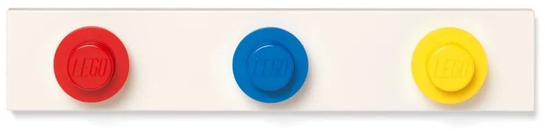 Nástenný vešiak v červenej, modrej a žltej farbe LEGO®