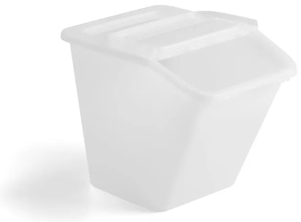 Úložný plastový box FENTON, 55 L, biely