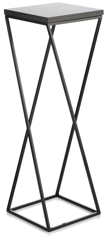 STOJAN NA KVETINÁČ LOFT7 70X24X24 CM ČIERNA
