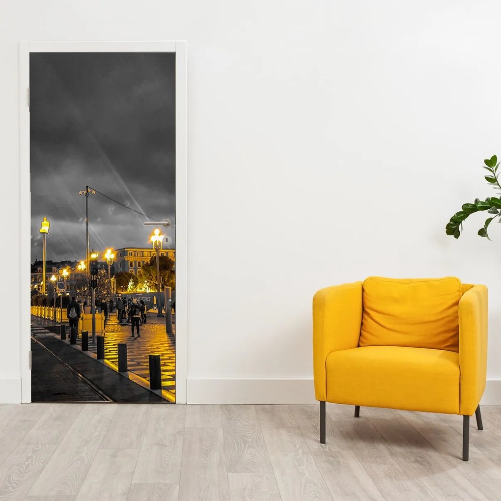 Fototapeta na dvere - Ruský bicykel v šere (95x205cm)