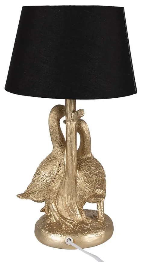 Dekor svietidlo KAČKY zlatočierne