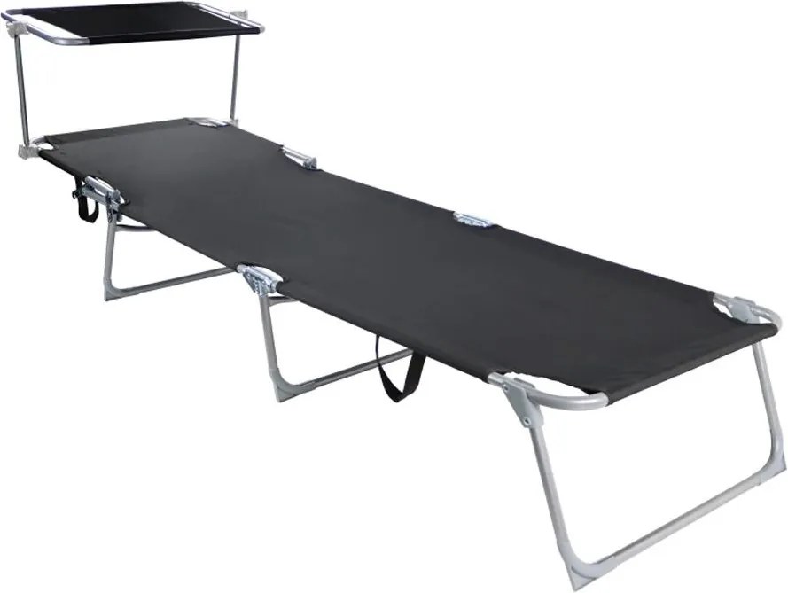 Set 2ks relaxačných lehátok s nastaviteľnou strieškou SEBASTIAN