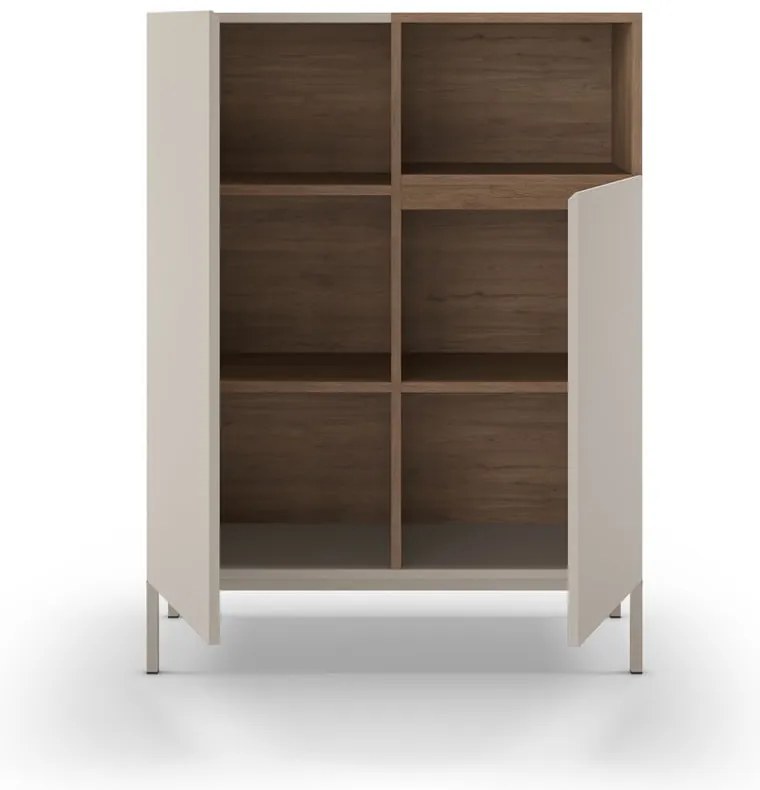 Krémová skrinka 90x120 cm Cailin – Marckeric