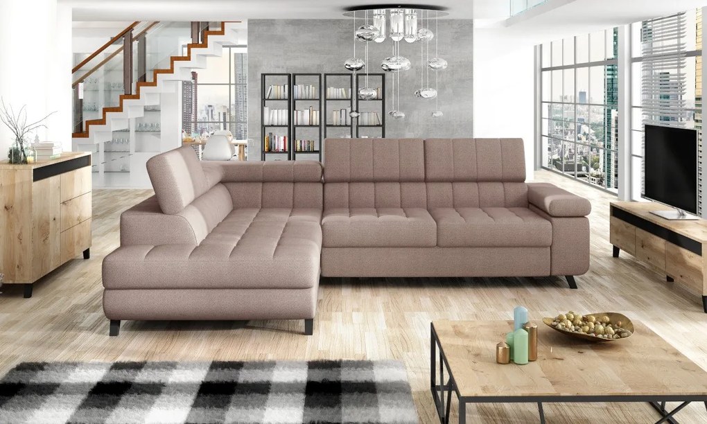 Rohová sedačka Elsie, Dostupné poťahy: Nazar 225.02, Strana: ľavá