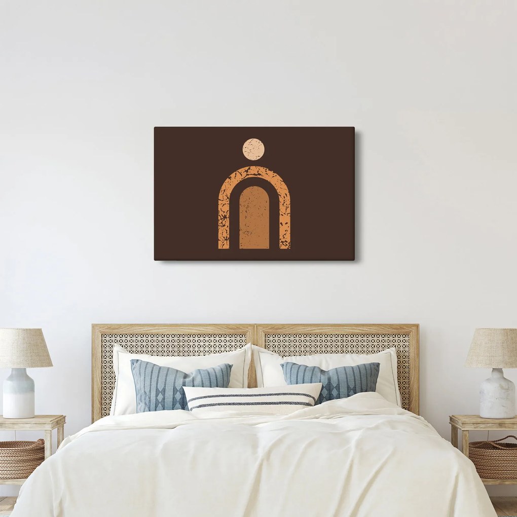 Obraz - Oranžové oblúky N⁰3 (90x60 cm)