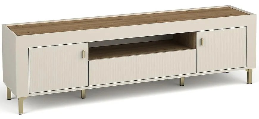 TV Stolík Mossa M08 2D1S dub whisky/cashmere