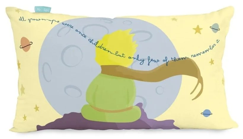 Obojstranná bavlnená obliečka na vankúš Mr. Fox Le Petit Prince, 50 × 30 cm