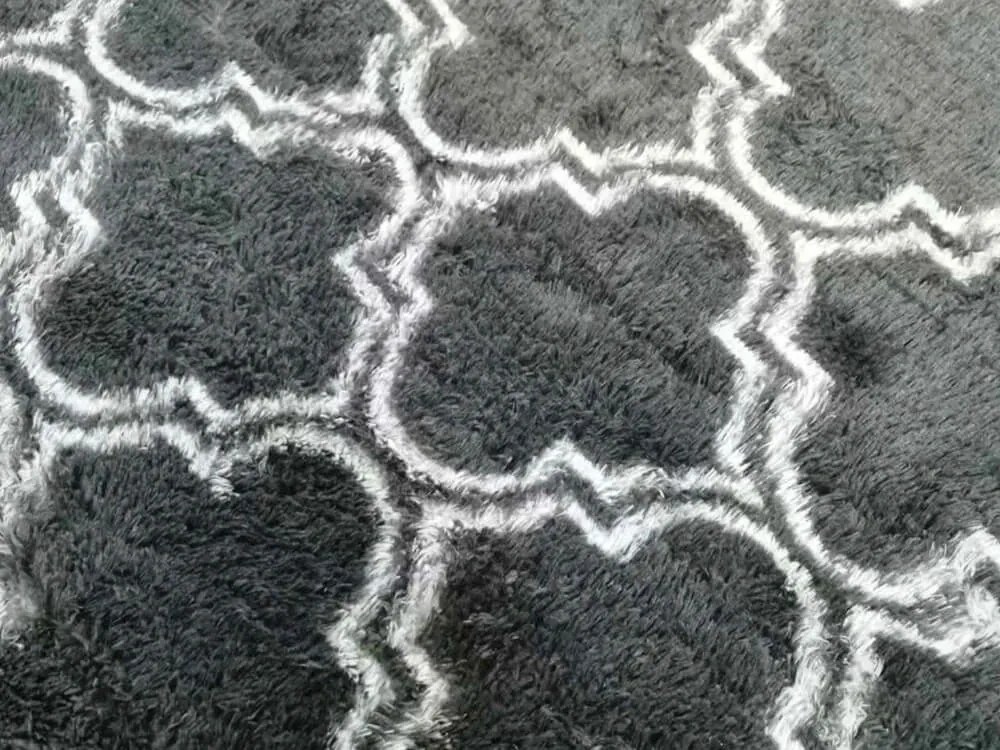 TZ Tmavosivý vzorovaný koberec shaggy Decor Latern Rozmer: 160x200 cm