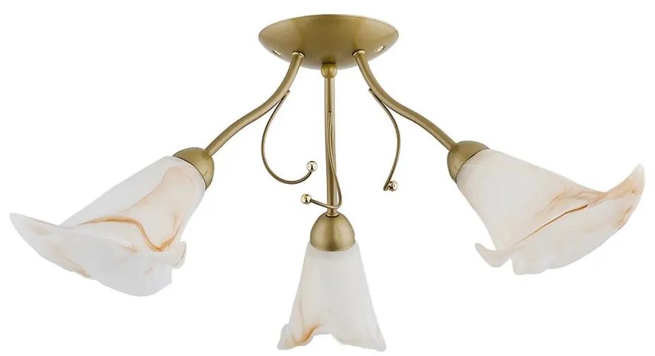 Prisadený luster MARCELLO 3xE14/10W230V zlatý