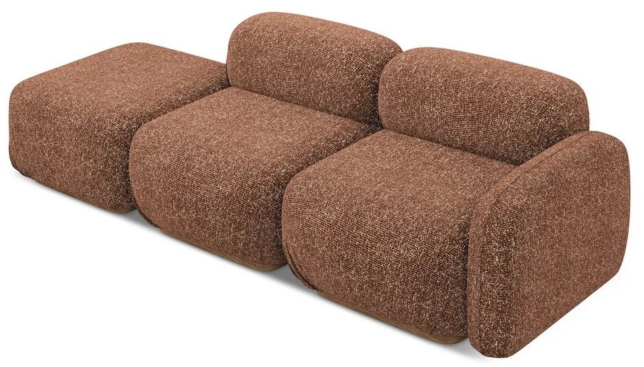 Oranžová/hnedá leňoška (pravý roh) Ailani – Makamii