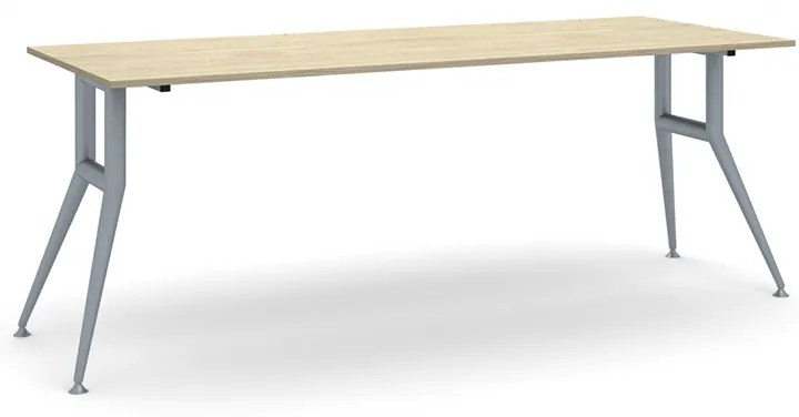 Rokovací stôl WIDE, 2200 x 800 mm, dub prírodný