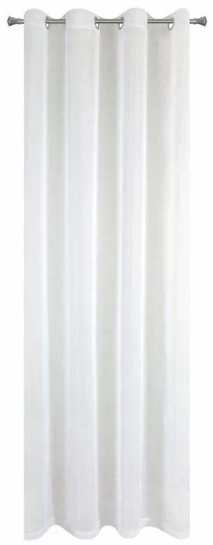 Biela záclona na krúžkoch LUCY 140x250 cm