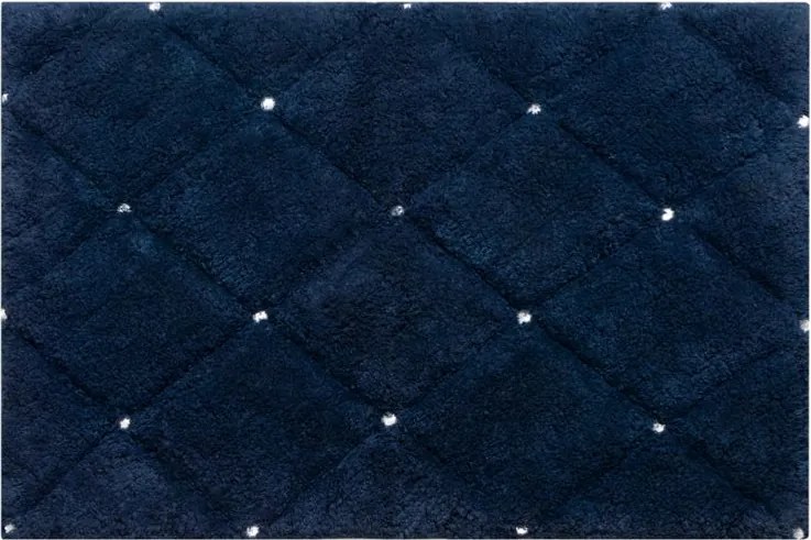 ELEGANTNÝ KÚPEĽŇOVÝ KOBERČEK (2) 60X90 CM MODRÁ NAVY