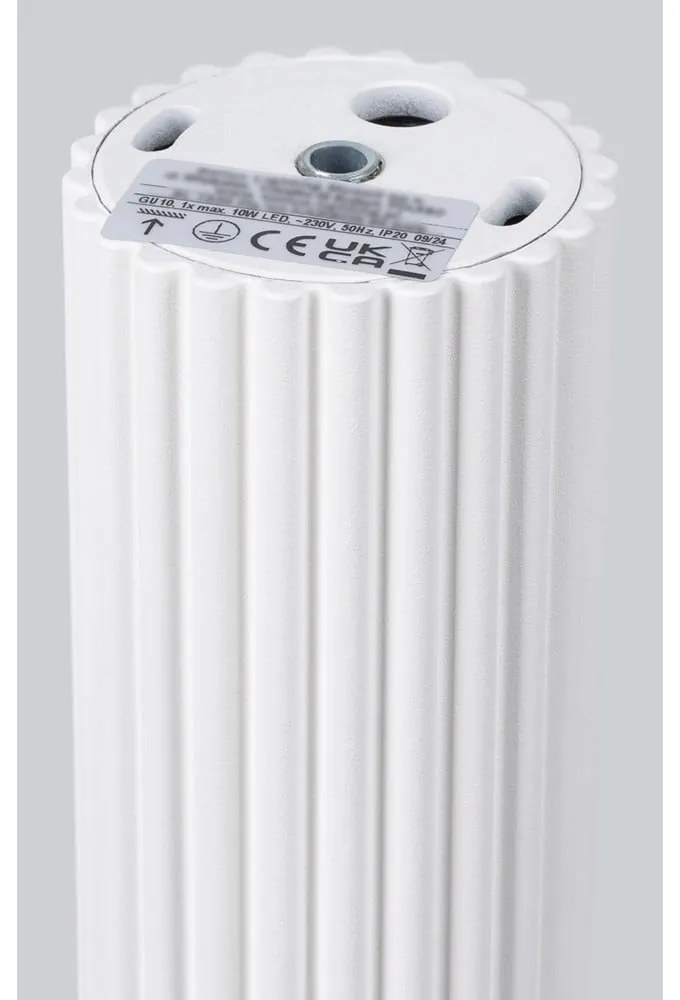 Biele bodové svietidlo Gleam – Sollux