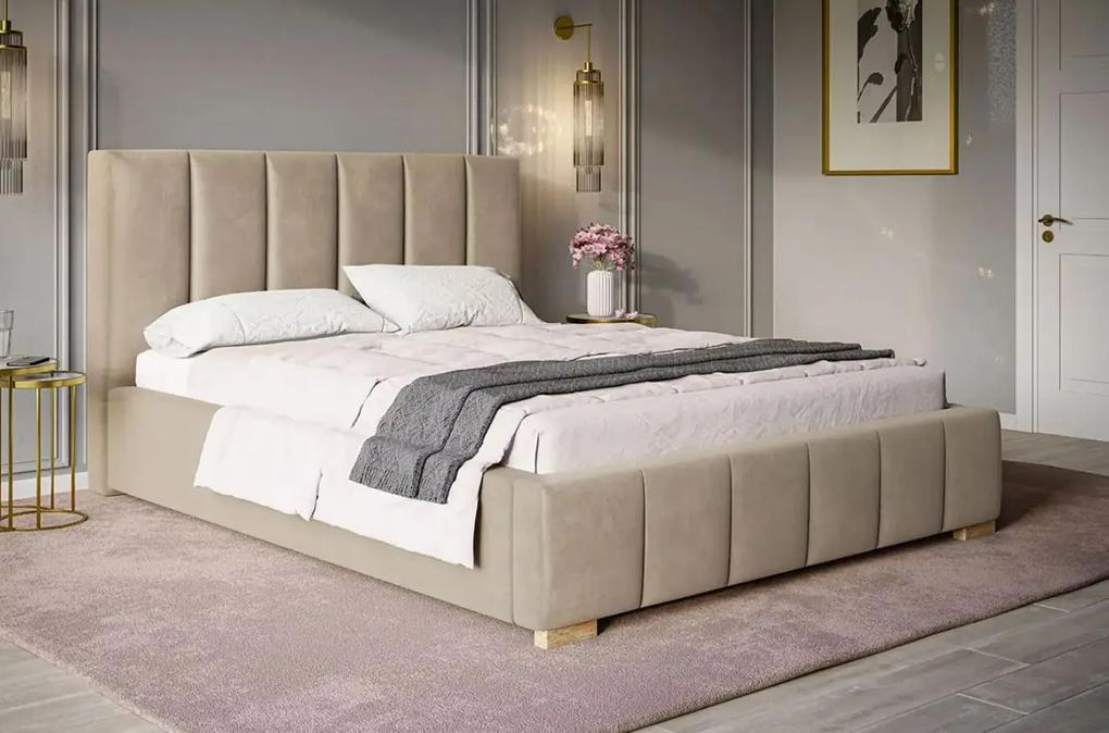 Čalúnená manželská posteľ ROSE 200 x 200