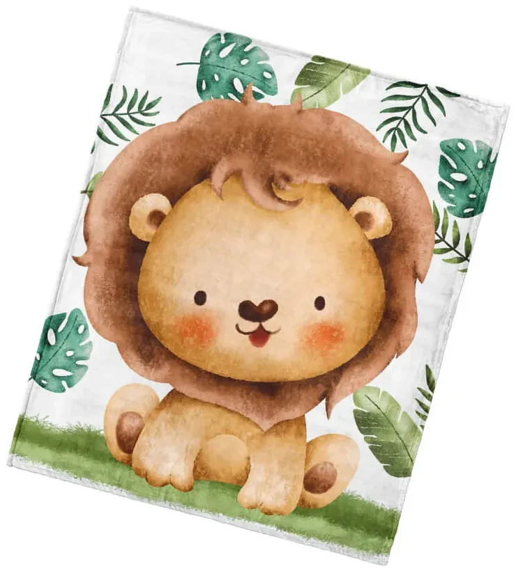 Detská deka Little Lion 110x140 cm